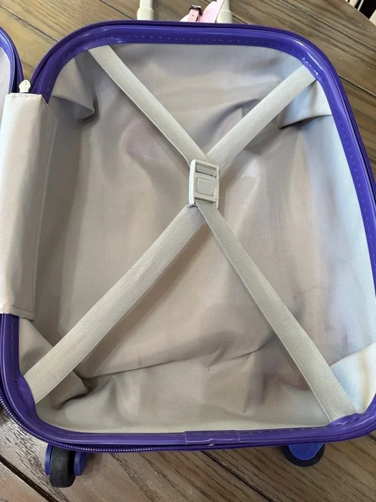 Pottery Barn Kids Girls Mackenzie Unicorn Hard Sided Spinner Travel Suit Case. - Picture 14 of 16